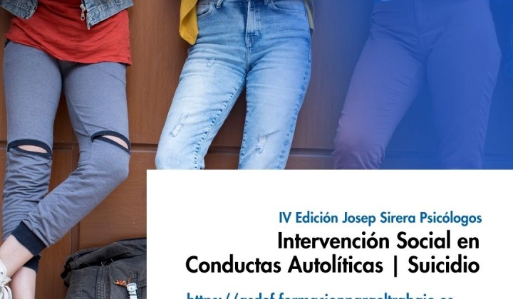 Completo el Curso de Intervención Social en Conductas Autolíticas | Suicidio que comienza el próximo martes